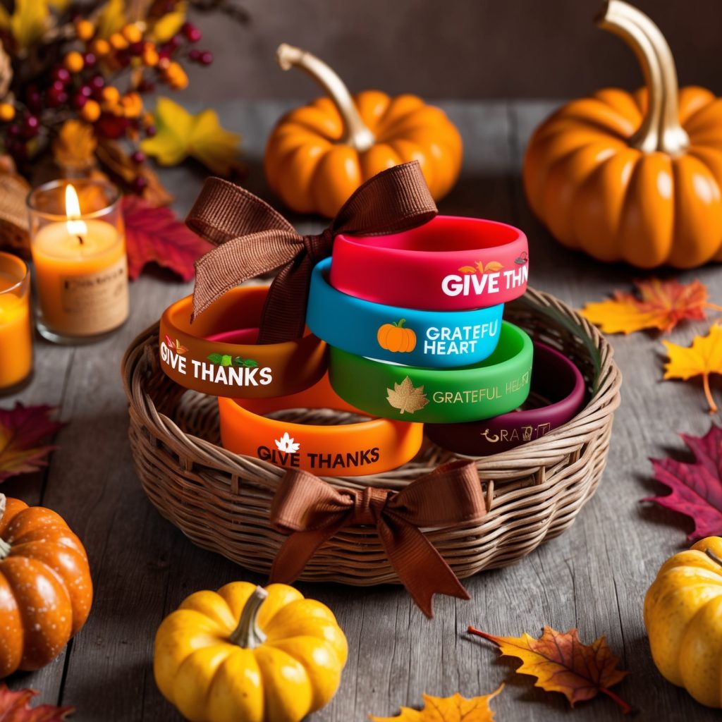 custom Thanksgiving wristbands